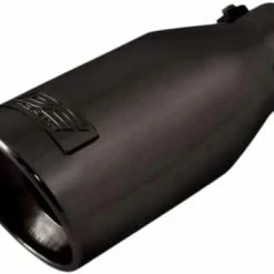 Best Sale ???? EX-1012B Performance Bolt-On Resonated Muffler Slant Tip With Clamps And Adapters For Fitment On Most Cars, Sedans, And Trucks - Matte Black Powdercoa ???? -Hella Shop 31dci6mk4ML. AC