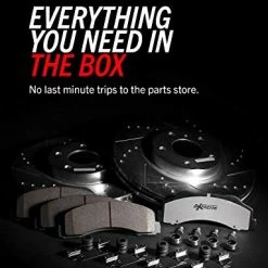 Best reviews of ???? K2853-26 Front And Rear Z26 Carbon Fiber Brake Pads With Drilled & Slotted Brake Rotors Ki ???? -Hella Shop 412ornnKHsL
