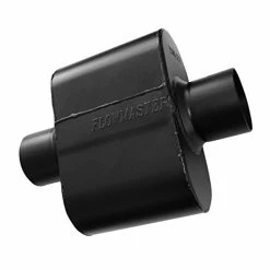 Flash Sale ✔️ Flowmaster 842515 Super 10 Muffler 409S - 2.50 Center IN / 2.50 Center OUT - Aggressive Sound, Black ????