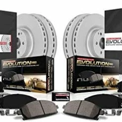 Coupon ⌛ CRK5828 ???? Coated Brake Rotor & Ceramic Brake Pads- Front & Rea ???? -Hella Shop 41CrcKWzwTL. AC