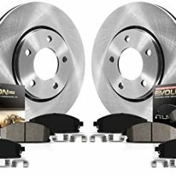 Coupon ⌛ CRK5828 ???? Coated Brake Rotor & Ceramic Brake Pads- Front & Rea ???? -Hella Shop 41Mc6HNkvEL. AC