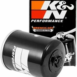 Buy ???? Motorcycle Oil Filter: High Performance, Premium, Designed To Be Used With Synthetic Or Conventional Oils: Fits Select Polaris Side-by-Side And ATV Models, KN-198 Black ???? -Hella Shop 41OqLVujUML. AC