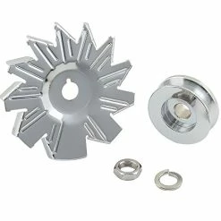 Discount ???? Mr. Gasket 6808 Chrome Plated Alternator Pulley Kit ✨