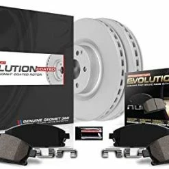 Promo ⌛ Power Stop KOE4713 Autospecialty Front Replacement Brake Kit-OE Brake Rotors & Ceramic Brake Pads ⭐ -Hella Shop 41eFrxWX4vL. AC 1