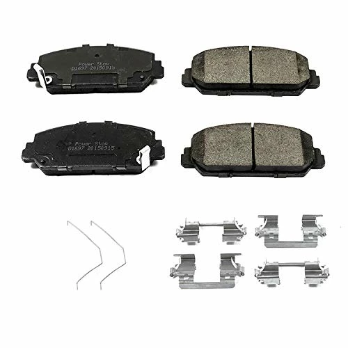 Outlet ???? Power Stop 17-1697, Z17 Front Ceramic Brake Pads With Hardware ???? 3 Outlet ???? Power Stop 17-1697, Z17 Front Ceramic Brake Pads With Hardware ???? - Image 3