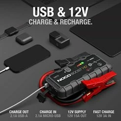 Hot Sale ???? Boost HD GB70 2000 Amp 12-Volt UltraSafe Lithium Jump Starter Box, Car Battery Booster Pack, Portable Power Bank Charger, And Jumper Cables For Up To 8-Liter Gasoline And 6-Liter Diesel Engines ???? -Hella Shop 41nCXGEVhnL