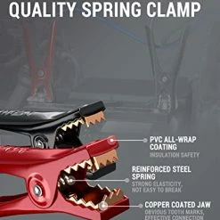 New ???? Powrun P612 Jumper Cables For 12V Car Battery, 450A Heavy Duty Booster Cables With Carrying Bag, Jumper Cables Kit For Vehicles With Up To 5.0 L Gas And 3.0L Diesel Engines ????