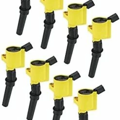 Brand new ???? 140032-8 Ignition Coil - Supercoil - 1998-2008 Ford 4.6L/5.4L/6.8L 2-Valve Modular Engines - Yellow - 8-Pack ✨ -Hella Shop 41xyFFRSlmS. AC