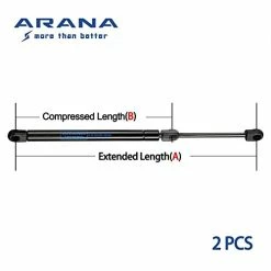 Outlet ✨ Front Hood Struts Lift Supports Gas Prop Shocks Compatible With Acura TL 2006-2008 Hood Struts Springs 2pcs ???? -Hella Shop 41yLr9ORUtL 1