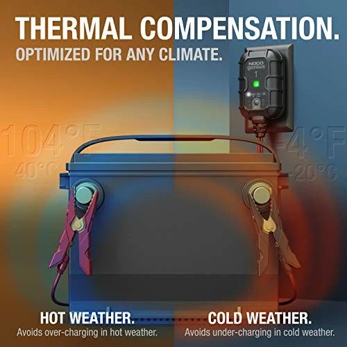 Best Sale ???? GENIUS1, 1-Amp Automatic Smart Charger, 6V And 12V Portable Automotive Car Battery Charger, Battery Maintainer, Trickle Charger And Battery Desulfator With Temperature Compensation ???? 4 Best Sale ???? GENIUS1, 1-Amp Automatic Smart Charger, 6V And 12V Portable Automotive Car Battery Charger, Battery Maintainer, Trickle Charger And Battery Desulfator With Temperature Compensation ???? - Image 4