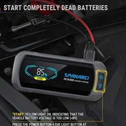 Coupon ???? Panarci ZETA2000 Battery Jump Starter, 2000A Portable Jump Box For Car Battery, 12V Battery Booster For Up To 8.0L Gas And 6.5L Diesel Engines, Lithium Jump Starter With LCD Display (Blue) ???? -Hella Shop 51J0vAWbOvL