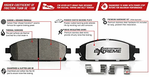 Wholesale ???? Z36-1707 Rear Z36 Truck And Tow Brake Pads ⭐ 2 Wholesale ???? Z36-1707 Rear Z36 Truck And Tow Brake Pads ⭐ - Image 2