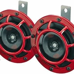 Buy ???? H31000001 Sharptone 12V High Tone / Low Tone Twin Horn Kit With Yellow Protective Grill, Includes Relay, 2 Horns Red/single ???? -Hella Shop 51LXRoRC7 L. AC