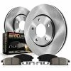 Promo ⌛ Power Stop KOE4713 Autospecialty Front Replacement Brake Kit-OE Brake Rotors & Ceramic Brake Pads ⭐