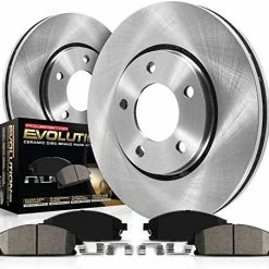 Promo ⌛ Power Stop KOE4713 Autospecialty Front Replacement Brake Kit-OE Brake Rotors & Ceramic Brake Pads ⭐ -Hella Shop 51QVjPXJFaL. AC 1
