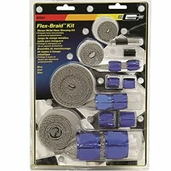 Wholesale ???? Mr. Gasket 8091 Braided Hose Sleeve Kit-Blu, Blue, 0.250 In ????