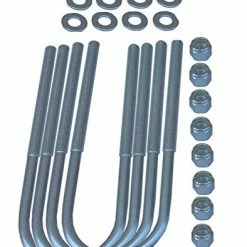 Outlet ???? Rubicon Express RE2435 Front U-Bolt Kit For Jeep CJ ????