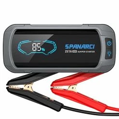 Coupon ???? Panarci ZETA2000 Battery Jump Starter, 2000A Portable Jump Box For Car Battery, 12V Battery Booster For Up To 8.0L Gas And 6.5L Diesel Engines, Lithium Jump Starter With LCD Display (Blue) ????