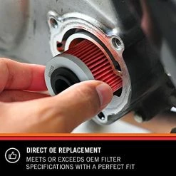 Buy ???? Motorcycle Oil Filter: High Performance, Premium, Designed To Be Used With Synthetic Or Conventional Oils: Fits Select Polaris Side-by-Side And ATV Models, KN-198 Black ???? -Hella Shop 51wTlY66lDS