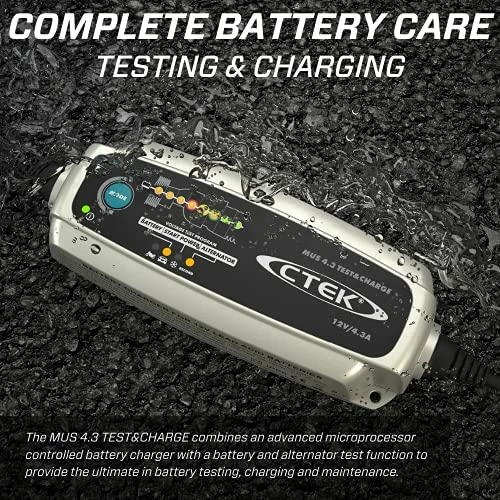 Top 10 ???? (56-959) Silver MUS 4.3 TEST & CHARGE 12 Volt Fully Automatic Charger And Tester ???? 3 Top 10 ???? (56-959) Silver MUS 4.3 TEST & CHARGE 12 Volt Fully Automatic Charger And Tester ???? - Image 3